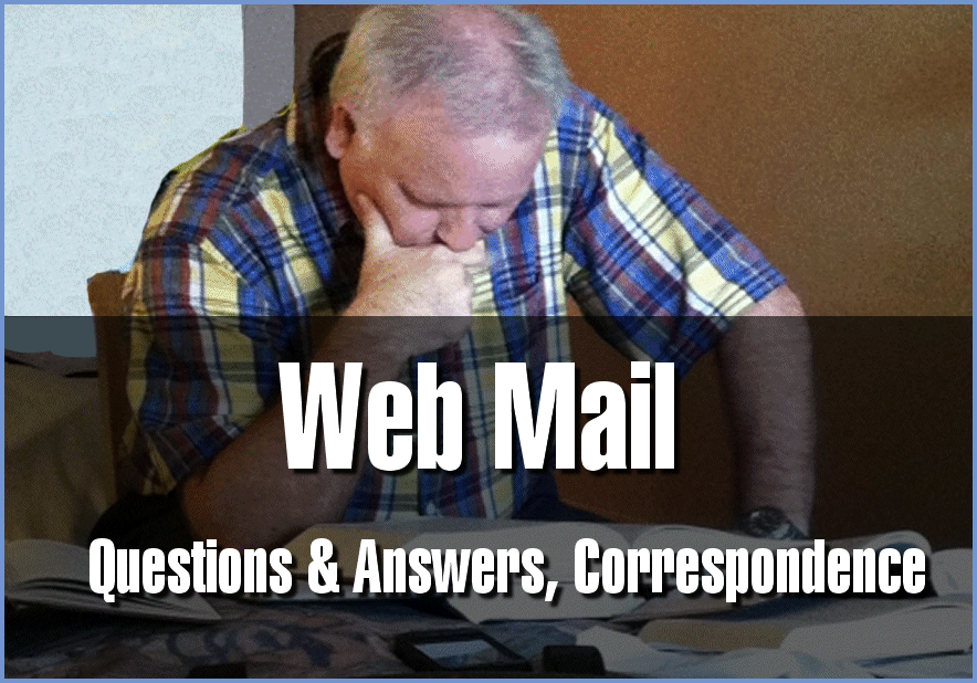 Webmail and other Correspondence